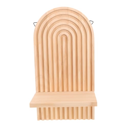 HAMPPLIES Rustikale Holz Wandkerzenhalterung mit Ablage Vielseitiger Wandkerzenhalter für Kerzen Vasen und Aromatherapie Platzsparendes Design Natürliche Holzoptik für Wohnzimmer und Flur HAMPPLIES Rustikale Holz Wandkerzenhalterung mit Ablage Vielseitiger Wandkerzenhalter für Kerzen Vasen und Aromatherapie Platzsparendes Design Natürliche Holzoptik für Wohnzimmer und Flur von HAMPPLIES