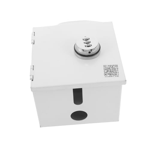 HAMPPLIES Schlossfähige Steckdosenschutzbox aus Robustem Edelstahl Wasserdichte Wandsteckdose Vielseitiger Außenschutz für Steckdosen und Schalter Langlebiger Schutzkasten für Innen und von HAMPPLIES