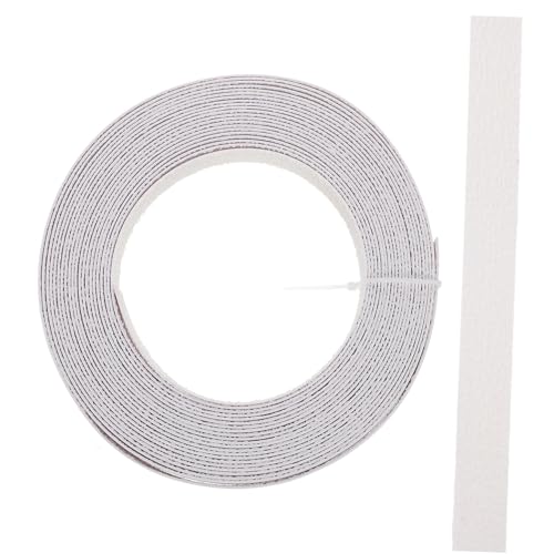 HAMPPLIES Selbstklebende Kantenschutzleiste PVC mit Starkem Heißschmelzkleber Flexible Weiße Kantenumleimer für Küchenmöbel Breit Einfache Anbringung ohne Klebstoff von HAMPPLIES
