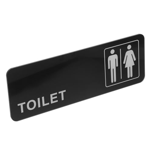 HAMPPLIES Selbstklebendes Wc Schild aus Robustem Kunststoff mit Männer und Frauen Symbol Modernes Toilettenschild für Bad und Waschräume Einfach zu Montieren Geeignet für Hotel Büro HAMPPLIES Selbstklebendes Wc Schild aus Robustem Kunststoff mit Männer und Frauen Symbol Modernes Toilettenschild für Bad und Waschräume Einfach zu Montieren Geeignet für Hotel Büro von HAMPPLIES