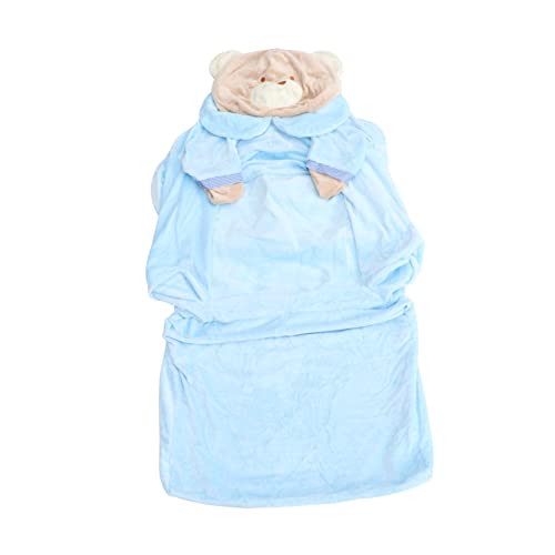 HAMPPLIES Sofabezug Für Kinderstuhl Mit Bärenmuster Passend Elastischer Bezug Für Jahreszeiten Schützt Vor Flecken Und Verschmutzungen Himmelblau von HAMPPLIES