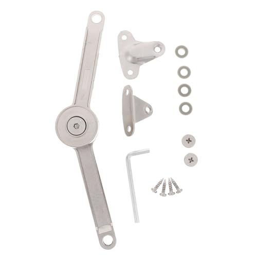 HAMPPLIES Soft Close Klappscharnier mit Gasdruckfeder Robustes Cabinet Lift Scharnier aus Hochwertiger Zinklegierung Verschleißfest mit Starker Tragkraft für Küchen und Kleiderschränke von HAMPPLIES