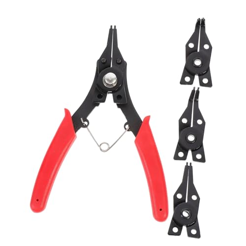 HAMPPLIES Sprengringzange aus Robustem Stahl Multifunktional für Interne und Externe Sicherungsringe Geeignet für Auto Traktor Rasenmäher und Fahrzeugreparaturen Federgeladen für Einfache HAMPPLIES Sprengringzange aus Robustem Stahl Multifunktional für Interne und Externe Sicherungsringe Geeignet für Auto Traktor Rasenmäher und Fahrzeugreparaturen Federgeladen für Einfache von HAMPPLIES