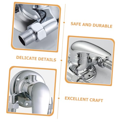 HAMPPLIES Stabiler Dusch wasserverteiler aus Legierung Wandmontage Badewannen Wasserhahn Langlebig Polierte Oberfläche Platzsparend Einfache Installation für Badezimmer HAMPPLIES Stabiler Dusch wasserverteiler aus Legierung Wandmontage Badewannen Wasserhahn Langlebig Polierte Oberfläche Platzsparend Einfache Installation für Badezimmer von HAMPPLIES