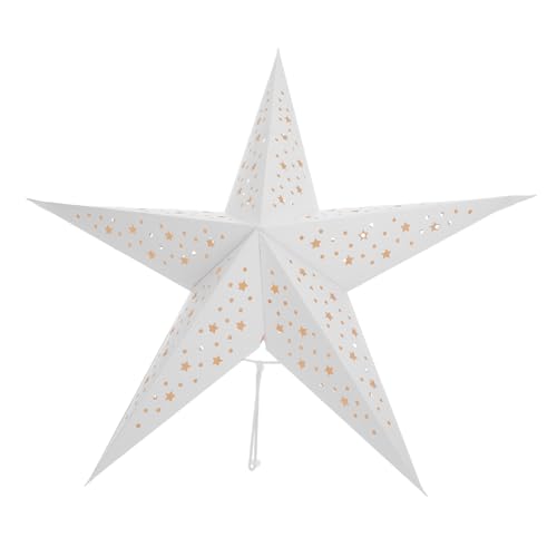 HAMPPLIES Sternförmiger Papierlampenschirm Langlebiger Sicherer Lampenschirm aus Papier Dekorative Deckenleuchte für Wohnzimmer Schlafzimmer Weiches Licht Einfache Montage Modernes Design HAMPPLIES Sternförmiger Papierlampenschirm Langlebiger Sicherer Lampenschirm aus Papier Dekorative Deckenleuchte für Wohnzimmer Schlafzimmer Weiches Licht Einfache Montage Modernes Design von HAMPPLIES