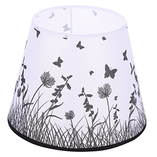 HAMPPLIES Stoff Lampenschirm Schwarz Für Wand und Stehleuchten Schlafzimmer Nachttischlampe Weiches Licht Augenschutz Robuste Struktur von HAMPPLIES