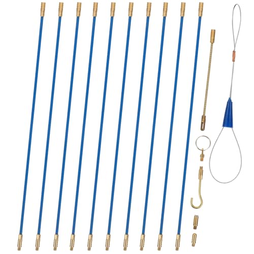 HAMPPLIES Teiliges Fiberglas kabelziehband Flexibel Bruchfest mit Geringem Reibungswiderstand für Elektrokabelzug Kabelverlegung und Einziehhilfe in Leerrohre HAMPPLIES Teiliges Fiberglas kabelziehband Flexibel Bruchfest mit Geringem Reibungswiderstand für Elektrokabelzug Kabelverlegung und Einziehhilfe in Leerrohre von HAMPPLIES