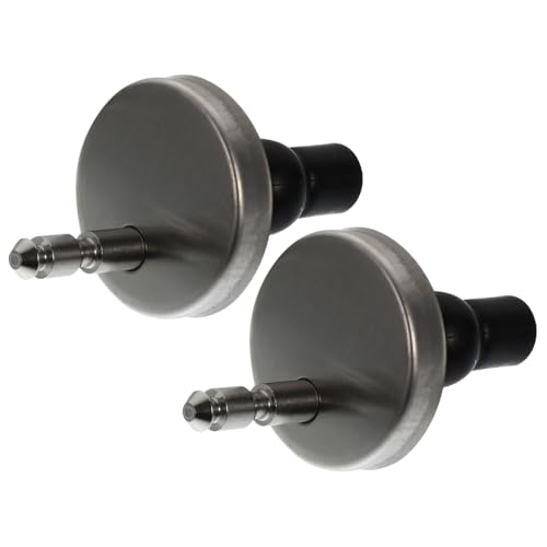 HAMPPLIES Toilettensitz Scharnier Edelstahl Befestigung Modell Teilig Praktisch Passend für Standard Wc Sitzdeckel von HAMPPLIES