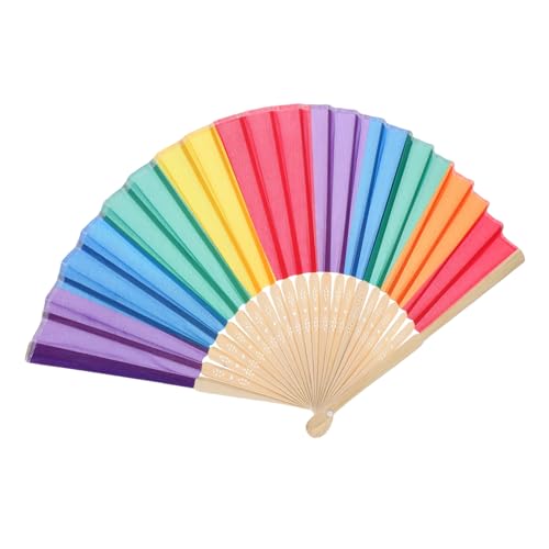 HAMPPLIES Tragbarer Regenbogen Faltfächer Bunter Pride Handfächer Leicht Kompakt Für Lgbtq Party Hochzeit Dekoration Sommer Fan HAMPPLIES Tragbarer Regenbogen Faltfächer Bunter Pride Handfächer Leicht Kompakt Für Lgbtq Party Hochzeit Dekoration Sommer Fan von HAMPPLIES