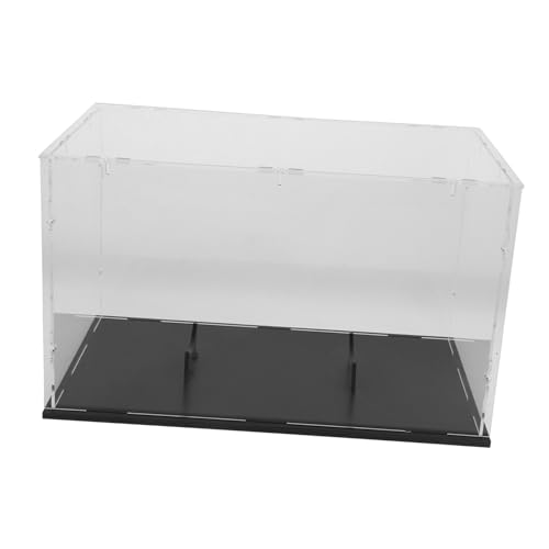 HAMPPLIES Transparente Rugby Vitrine Deckel Multifunktionale Aufbewahrungsbox für Rugbybälle Stabiler Stand Einfacher Zugriff Sport Memorabilien von HAMPPLIES