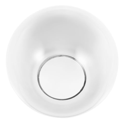 HAMPPLIES Transparenter Glas Lampenschirm Ersatz für Steh und Tischlampen Langlebiges Lampenzubehör mit Mittlerem Stilvoller Lampenschirm als Hauswärme von HAMPPLIES