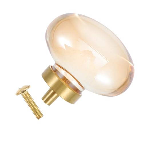 HAMPPLIES Transparenter Möbelgriff mit Einlochmontage Moderner Eleganter Schrank und Schubladengriff aus Reinem Kupfer mit Champagner Basis Langlebig und Installieren Geeignet für Küche HAMPPLIES Transparenter Möbelgriff mit Einlochmontage Moderner Eleganter Schrank und Schubladengriff aus Reinem Kupfer mit Champagner Basis Langlebig und Installieren Geeignet für Küche von HAMPPLIES