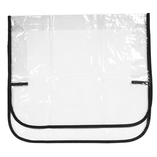 HAMPPLIES Transparentes PVC Friseurstuhl Rücken Schutzcover Chemikalienbeständig Staubdicht Vielseitig Passend Leicht Anzubringen Pflegeleichter Hussenbezug für Salonstühle von HAMPPLIES