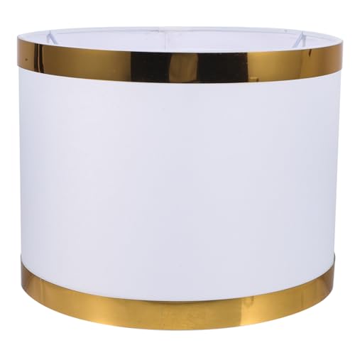 HAMPPLIES Trommel Lampenschirm Weiß aus Leinenstoff Einfacher Ersatz für Tisch Stehleuchten Rustikaler Lampenschirm für Wohnzimmer Schlafzimmer Leicht zu Montieren Langlebig und Dekorativ HAMPPLIES Trommel Lampenschirm Weiß aus Leinenstoff Einfacher Ersatz für Tisch Stehleuchten Rustikaler Lampenschirm für Wohnzimmer Schlafzimmer Leicht zu Montieren Langlebig und Dekorativ von HAMPPLIES