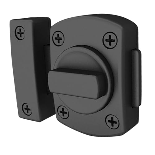 HAMPPLIES Türverriegelung mit Schiebebolt Sicherheitsverschluss für Badezimmer und Schränke Robust und Benutzerfreundlich Einfache Installation und Zuverlässiger Schutz von HAMPPLIES