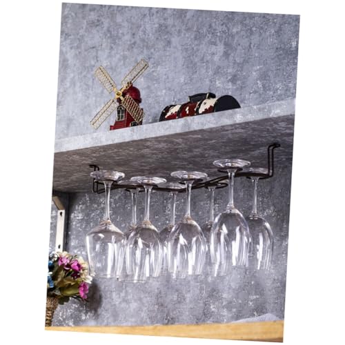 HAMPPLIES Umgedrehtes Kelchregal Weinrot Unzerbrechlicher Halter Display Montiert Gläserrahmen Hängeregal HAMPPLIES Umgedrehtes Kelchregal Weinrot Unzerbrechlicher Halter Display Montiert Gläserrahmen Hängeregal von HAMPPLIES