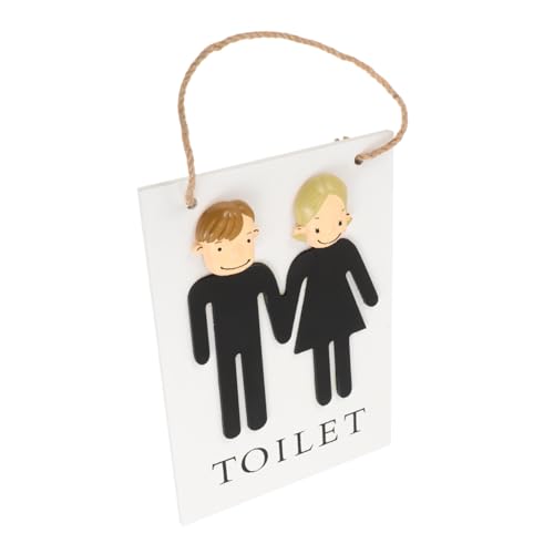HAMPPLIES Unisex Wc Schild aus Naturholz für Toilette und Waschraum Stilvolle Dekoration für Zuhause Installieren Skandinavisches Design HAMPPLIES Unisex Wc Schild aus Naturholz für Toilette und Waschraum Stilvolle Dekoration für Zuhause Installieren Skandinavisches Design von HAMPPLIES