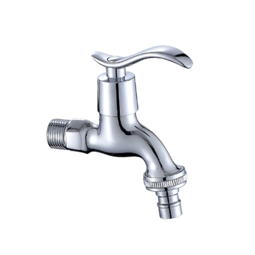 HAMPPLIES Universeller Vollkupfer Wasserhahn Waschmaschine Punkt Punkt Anschluss Drehbar Langlebig Innen Außen Geeignet für Waschbecken und Reinigungsbecken von HAMPPLIES