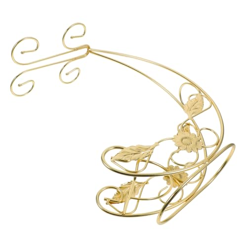 HAMPPLIES Upside Down Weinglasständer Modern Für Die Küche Montierte Gläser Hohes Regal Halter Golden von HAMPPLIES