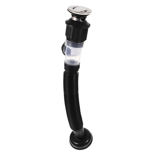 HAMPPLIES Verstellbarer Dehnbarer Abflussrohr Ersatz Flexibler Waschbecken Ablauf für Küche und Bad Universeller Leicht zu Installierender Siphon mit Zuverlässiger Dichtfunktion Passend für von HAMPPLIES