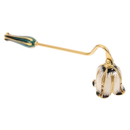 HAMPPLIES Vintage Kerzenlöscher aus Metall mit Langem Griff Sicherer Dochtlöscher für Duftkerzen Aromakerzen und Teelichter Haushaltszubehör für Zuhause Hochzeit und Party von HAMPPLIES