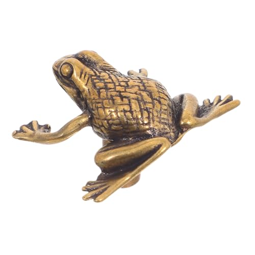 HAMPPLIES Vintage Messing Türgriff Frosch Form Feng Shui Schrankgriff Robust Für Schlafzimmer Kommode Traditioneller Chinesischer Stil Handgefertigt Elegantes von HAMPPLIES
