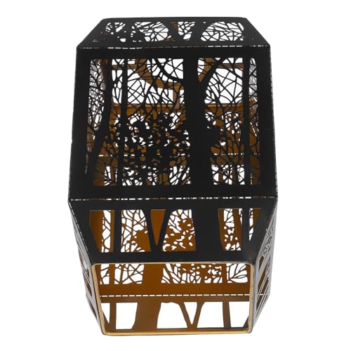 HAMPPLIES Vintage Metall Lampenschirm mit Baum Muster für Tischlampen Dekorativer Eisen Lampenschirm Leicht zu Reinigen und Installieren für Wohnräume und von HAMPPLIES