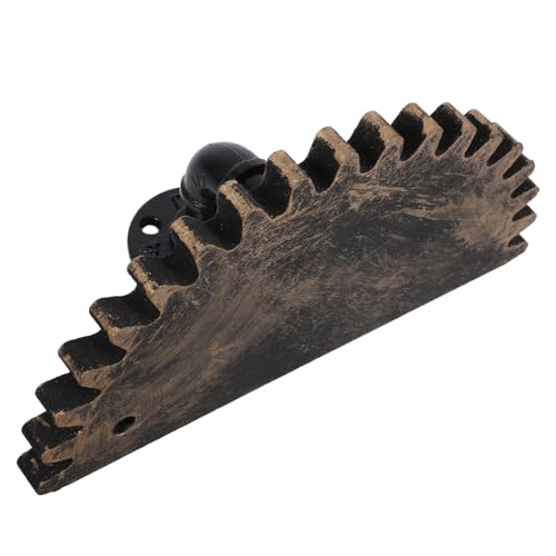 HAMPPLIES Vintage Wandregal mit Robustem Rohrhalter und Schrauben Rustikales Schwebendes Regalbrett aus Industrielles Wandregal für Wohnzimmer und Bar als Dekoratives Aufbewahrungssystem von HAMPPLIES