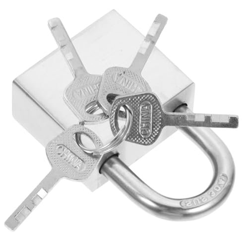 HAMPPLIES Vorhängeschloss mit Schlüssel Rostfrei und Einbruchsicher für Fenster Türen Schränke Outdoor und Gepäck Schlüssel Langlebig und Robust von HAMPPLIES