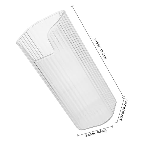 HAMPPLIES Wandmontierter Regenschirmhalter Transparent Weiß Platzsparender Schirmständer für Innenbereich Einfache Montage Vielseitiger Organizer für Flur Wohnzimmer Eingangsbereich von HAMPPLIES