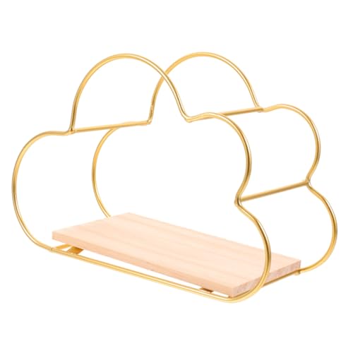 HAMPPLIES Wandregal Wolkenform Gold Schweberegal Wanddeko Rustfrei Großes Regalbrett für Wohnzimmer Schlafzimmer Badezimmer zur Stilvollen Aufbewahrung und Dekoration HAMPPLIES Wandregal Wolkenform Gold Schweberegal Wanddeko Rustfrei Großes Regalbrett für Wohnzimmer Schlafzimmer Badezimmer zur Stilvollen Aufbewahrung und Dekoration von HAMPPLIES