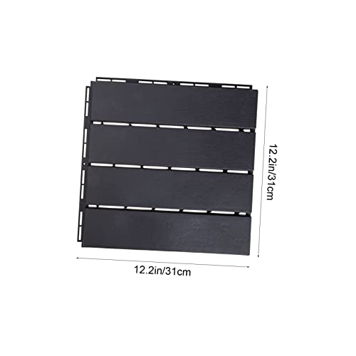 HAMPPLIES Wasserfeste Verschiebbare Kunststoff terrassenfliesen für Außenbereich Strapazierfähige Witterungsbeständige Pool Gartenbodenplatte Einfach zu Verlegen Abriebfest Langlebig von HAMPPLIES