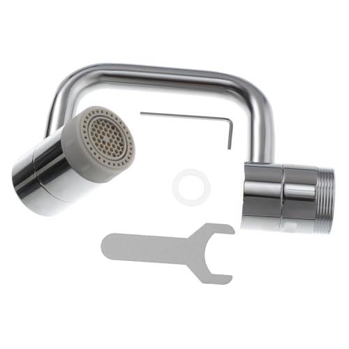 HAMPPLIES Wasserhahn Verlängerung Drehbarer Belüfter Aufsatz für Waschbecken Spritzschutz Anti spritz Luftsprudler für Bad und Küche HAMPPLIES Wasserhahn Verlängerung Drehbarer Belüfter Aufsatz für Waschbecken Spritzschutz Anti spritz Luftsprudler für Bad und Küche von HAMPPLIES