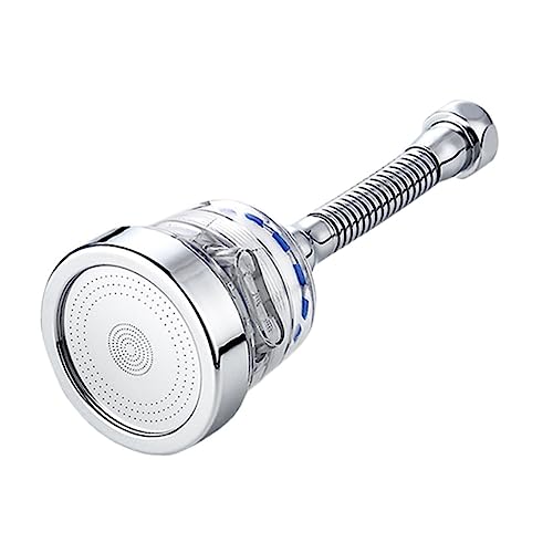 HAMPPLIES Wasserhahnfilter Küchenfilter Rotierbar Stufiger Sprühkopf Passend Langlebig Rostfrei Leicht zu Installieren Tropfwiderstandsfähig für Küche und Bad von HAMPPLIES