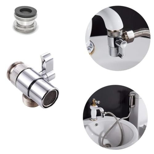 HAMPPLIES Wege Duscharm Umschaltventil aus Kupfer Eingang Ausgänge Wasserhahn Duschanschluss Verteiler Ventil für Handbrause und Duschkopf Silberfarbener Wasserverteiler HAMPPLIES Wege Duscharm Umschaltventil aus Kupfer Eingang Ausgänge Wasserhahn Duschanschluss Verteiler Ventil für Handbrause und Duschkopf Silberfarbener Wasserverteiler von HAMPPLIES