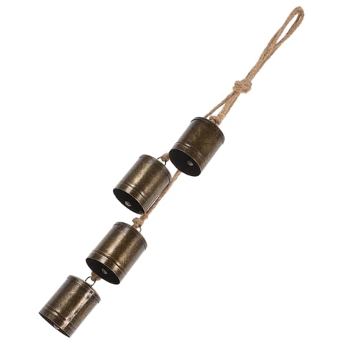 HAMPPLIES Weihnachts-Glocken aus Robustem Metall mit Natürlichem Juteseil Handgefertigte Vintage-hängende Glocken im Rustikalen Landhausstil für Tür Fenster Baum und Kamin Nachhaltige HAMPPLIES Weihnachts-Glocken aus Robustem Metall mit Natürlichem Juteseil Handgefertigte Vintage-hängende Glocken im Rustikalen Landhausstil für Tür Fenster Baum und Kamin Nachhaltige von HAMPPLIES