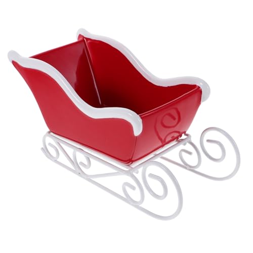HAMPPLIES Weihnachtsschlitten Dekoration Miniatur Roter Santa Schlitten Tischornament Festliche Desktop Figur Sockel für Party Büro Zuhause HAMPPLIES Weihnachtsschlitten Dekoration Miniatur Roter Santa Schlitten Tischornament Festliche Desktop Figur Sockel für Party Büro Zuhause von HAMPPLIES