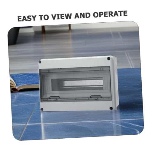 HAMPPLIES Wetterfeste Kunststoff Verteilerbox Sicherungskasten Aufputz für Außenbereich mit Staubschutz Kompakte Elektrische Schutzbox für Haus und Garten Einfache Montage Langlebig und HAMPPLIES Wetterfeste Kunststoff Verteilerbox Sicherungskasten Aufputz für Außenbereich mit Staubschutz Kompakte Elektrische Schutzbox für Haus und Garten Einfache Montage Langlebig und von HAMPPLIES