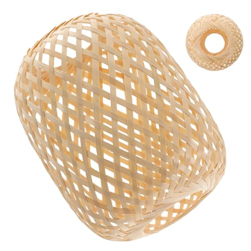HAMPPLIES Woven Lampenschirm Deckenleuchte Rustic Pendelleuchte Abdeckung Boho Vintage Stil für Schlafzimmer Wohnzimmer HAMPPLIES Woven Lampenschirm Deckenleuchte Rustic Pendelleuchte Abdeckung Boho Vintage Stil für Schlafzimmer Wohnzimmer von HAMPPLIES