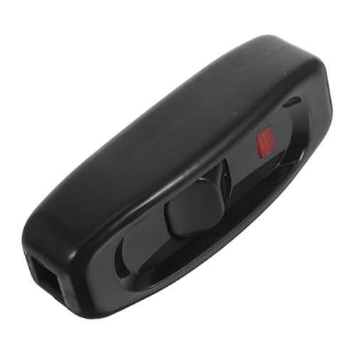 HAMPPLIES Zwischenschalter mit Kontrollleuchte Schnurschalter aus Robustem Abs und PC Langlebiger Inline Schalter für Tischlampen Schreibtischleuchten und LED Beleuchtung Geeignet für Acv von HAMPPLIES