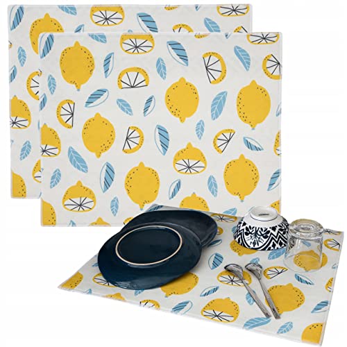 Hamur Home Set 2 Stück Abtropfmatte Trockenmatte fürs Geschirr 40x46cm Schnelltrocknend Spülbeckenmatte Geschirrabtropfmatte Geschirrunterlage für Küche Hamur Home Set 2 Stück Abtropfmatte Trockenmatte fürs Geschirr 40x46cm Schnelltrocknend Spülbeckenmatte Geschirrabtropfmatte Geschirrunterlage für Küche von HAMUR HOME