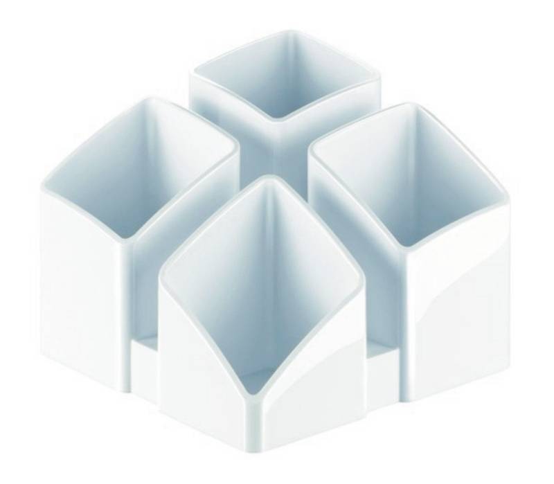 HAN-Bürogeräte Tischaufsatz Schreibtischköcher Scala weiß von HAN-Bürogeräte