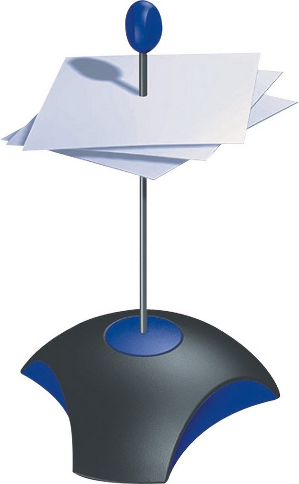 HAN-Bürogeräte Tischaufsatz Zettelspießer Delta schwarz/blau (10 Stück) von HAN-Bürogeräte