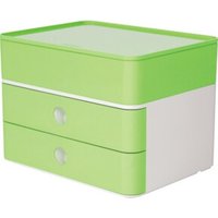 HAN Schubladenbox SMART-BOX PLUS ALLISON 2 Schubladen 1100-80 grün von HAN-Bürogeräte