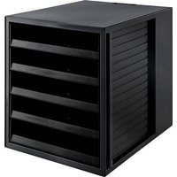 HAN Schubladenbox KARMA 14018-13 Schwarz DIN A4 Anzahl der Schubfächer: 5 von HAN