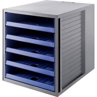 HAN Schubladenbox KARMA 14018-16 Grau DIN A4 Anzahl der Schubfächer: 5 von HAN