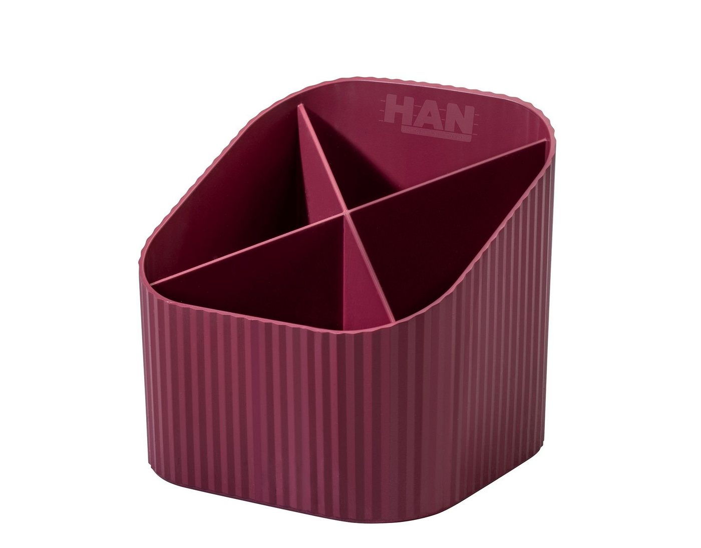 HAN Aufbewahrungsbox Schreibköcher KARMA - 4 Fächer, Recyclingmaterial, öko-rot HAN Aufbewahrungsbox Schreibköcher KARMA - 4 Fächer, Recyclingmaterial, öko-rot von HAN