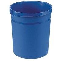 Papierkorb GRIP 31,2 x 35 cm (D. x H) 18l Polypropylen Farbe: blau 1 Sortierfach von HAN