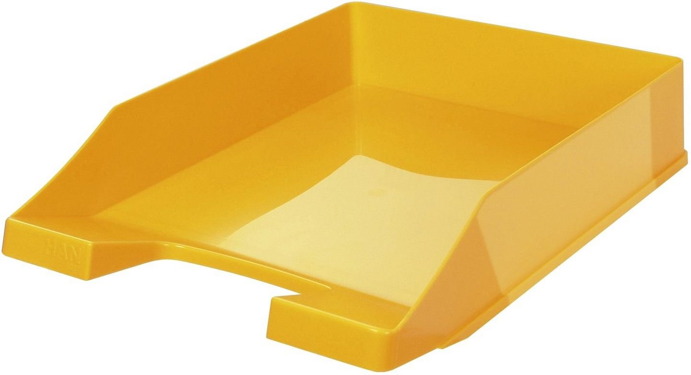 HAN Papierkorb HAN Briefablage KLASSIK, DIN A4, Polystyrol, gelb von HAN