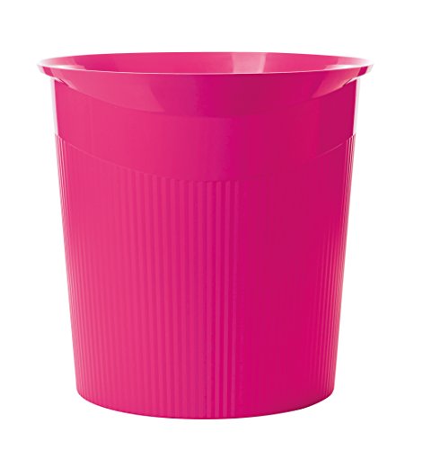 HAN Papierkorb HAN LOOP 18140-56 in Trend Colour Pink / 13 Liter Fassungsvermögen / Trendiges Design / Stabiler & schmutzunempfindlicher Mülleimer / 6 Stück von HAN